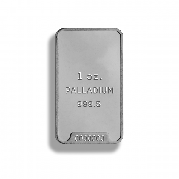 1 oz Palladium Bar - Buy 1 Ounce Palladium Bars Online